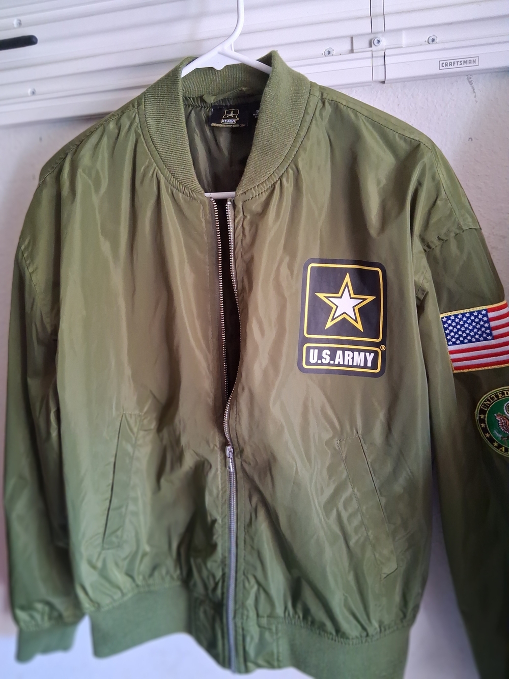 U.S. Army Olive Green Flight Jacket